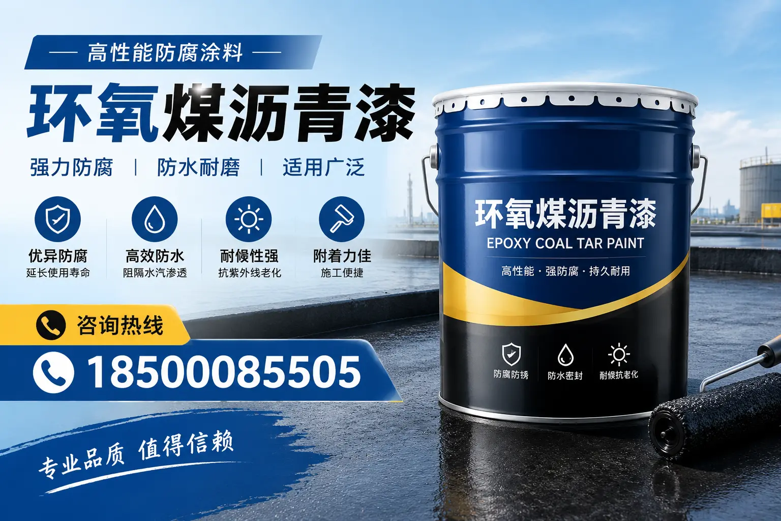 环氧煤沥青漆的主要成分与功能，廊坊用户深度了解