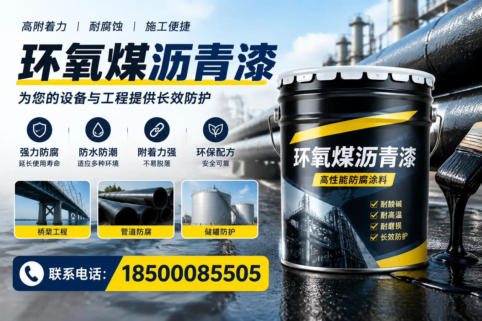 环氧煤沥青漆与其他涂料的对比分析，助力廊坊企业决策