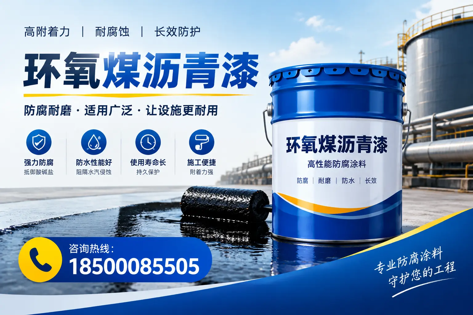 环氧煤沥青漆与其他涂料的对比分析，助力廊坊企业决策