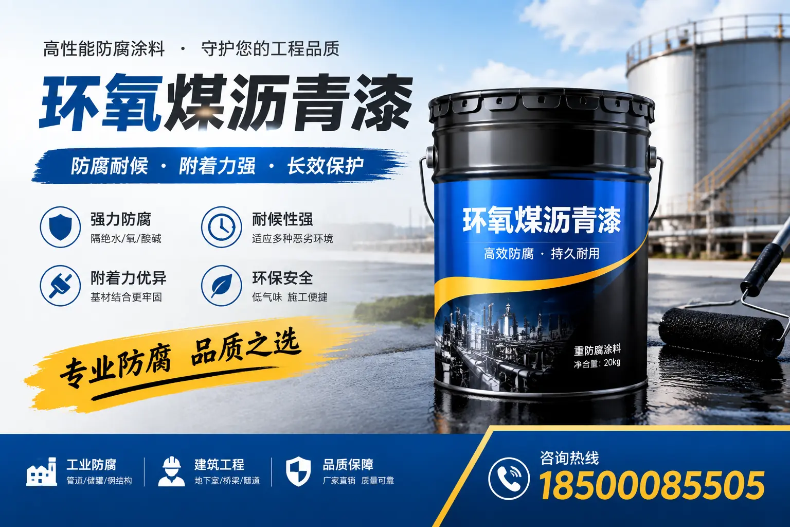 如何选择适合的环氧煤沥青漆？廊坊市场选型指南